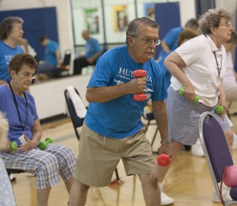 It does not really make a difference what type of exercise you are doing, just choose something that you can do, and build on and enjoy that to help in keeping a healthy body throughout the advancing years. Photo Credit: www.caregiverstress.com