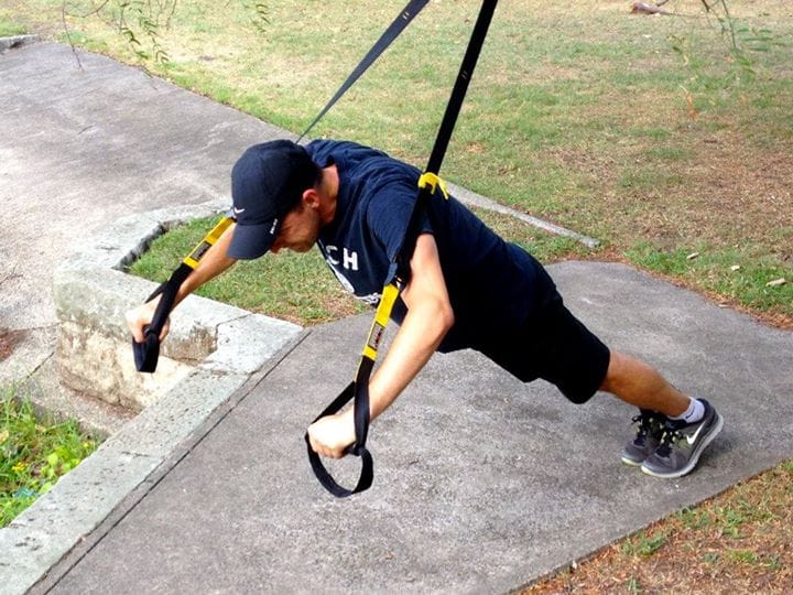 The good thing about TRX trainers is that it can be used by anyone whatever their fitness level is.