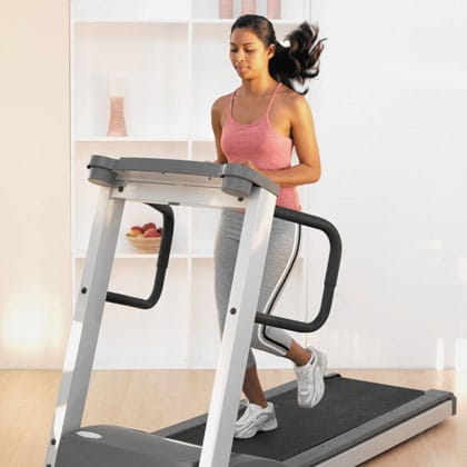 Owning exercise equipment in your own home can make it simpler to have the workout you'll need. Photo Credit: www.babyzone.com