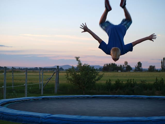 Trampoline exercises are not only fun, they're also great fat blasters,