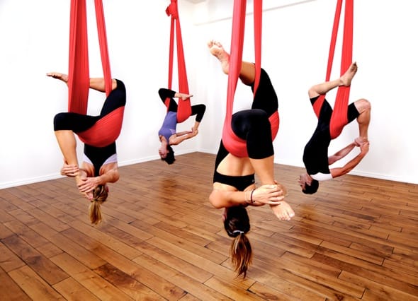 Aerial Yoga: Latest Fitness Craze Photo Credit: www.blogto.com