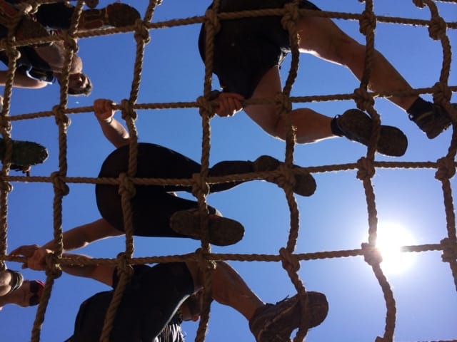 DF Elite Crew in the net, Spartan Race