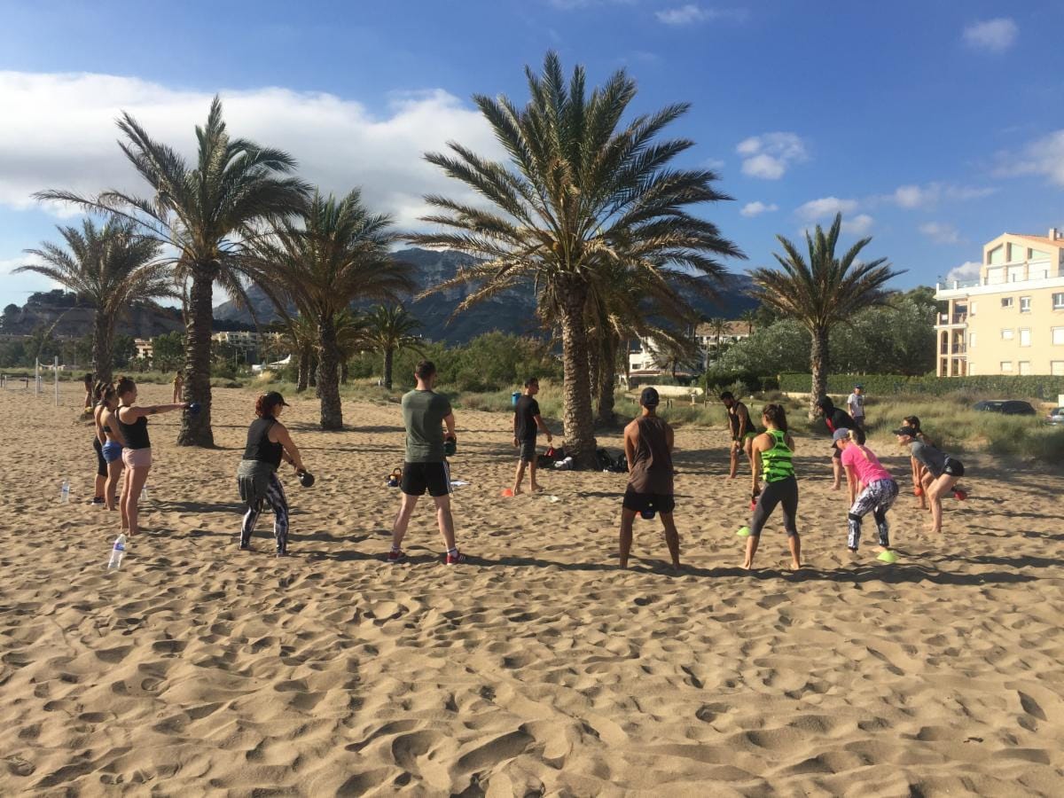 Kettlebell training