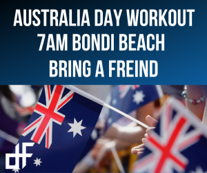 AUSTRALIA DAY WORKOUT ON BONDI BEACH