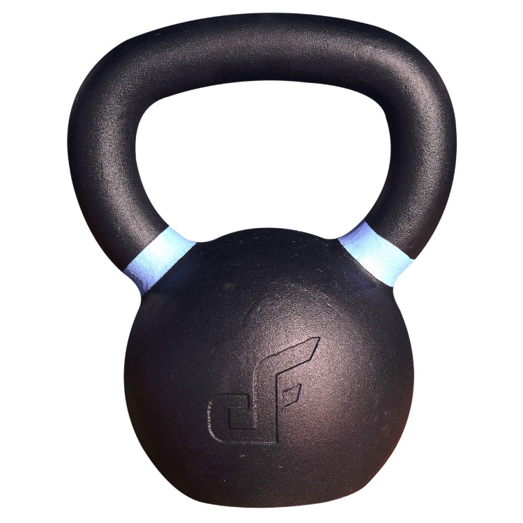 12kg cast iron powder coated kettlebell