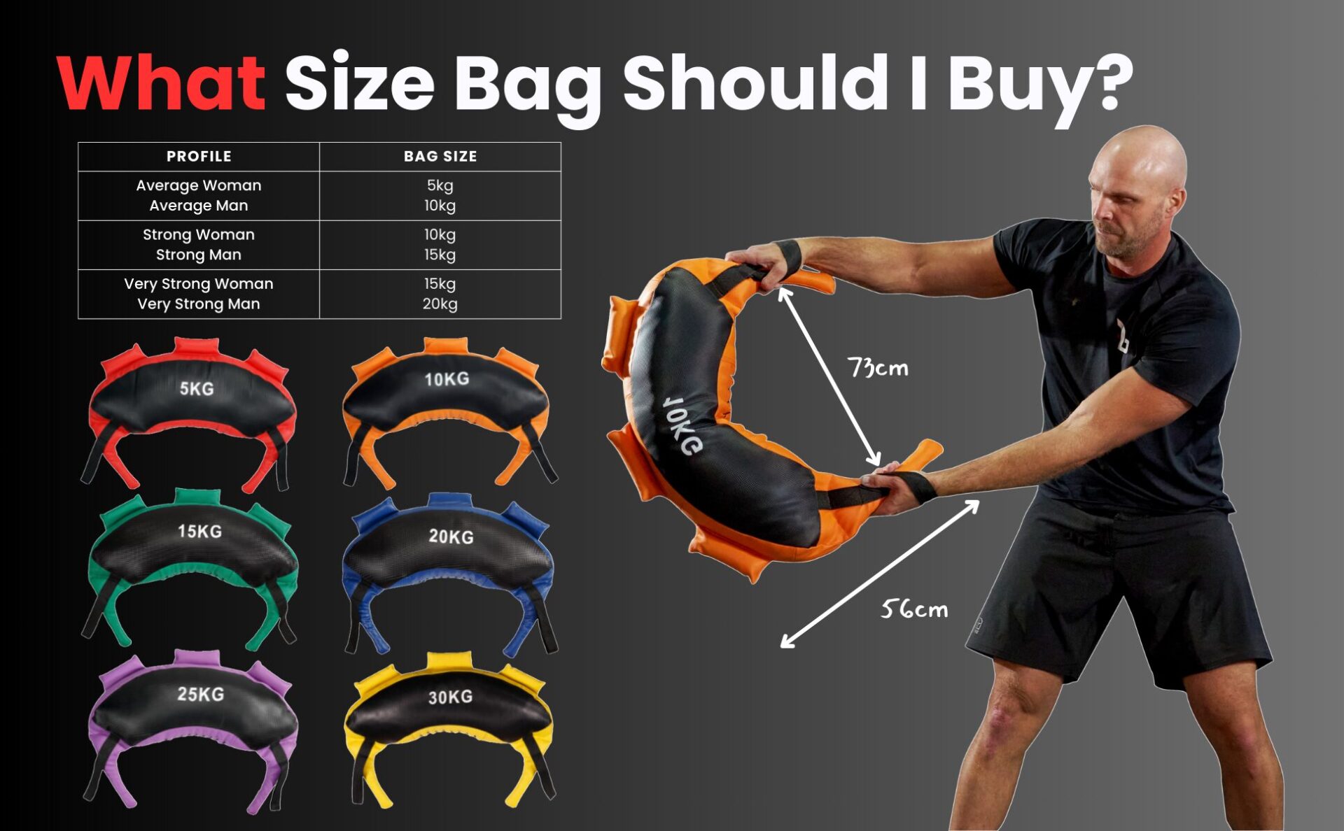 bulgarian bag sizes