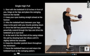 Single Kettlebell High Pull