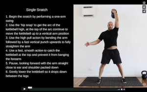 Single Kettlebell Snatch