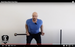 Steel Mace Bent Over Row