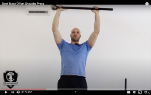 Steel Mace Offset Shoulder Press