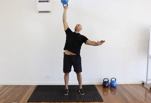 kettlebell bottoms up