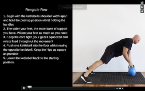 kettlebell renegade row