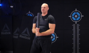 Steel Club Arm Cast To Flag Press