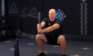 Steel Club Barbarian Squat