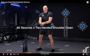 Steel Club Full Body Workout