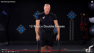 Steel Clubs Leg Workout