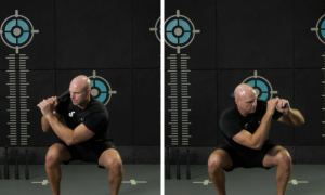 Steel Club Clock Squat