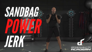 Sandbag Power Jerk