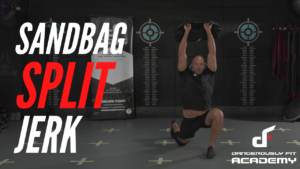 Sandbag Split Jerk