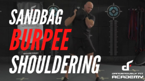 Sandbag Burpee Shouldering