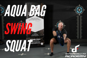 Aqua Bag Swing Squat