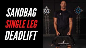 SANDBAG SINGLE LEG DEADLIFT