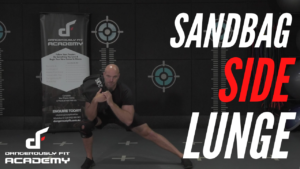 Sandbag Side Lunge