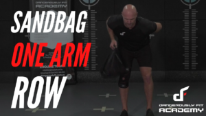 Sandbag One Arm Row