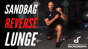 Sandbag Reverse Lunge