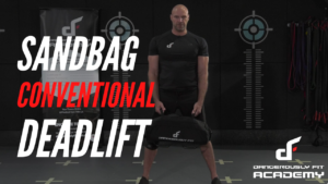 Conventional Sandbag Deadlift