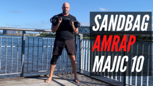 sandbag amrap workout