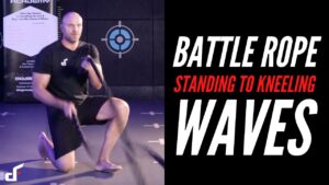 Battle Rope Standing To Kneeling Waves
