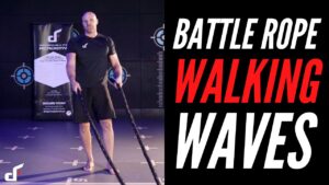 Battle Rope Walking Double Waves