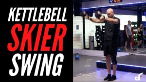 Kettlebell skier swing