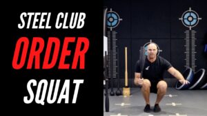 Steel Club Squats