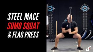 Steel Mace Sumo Squat