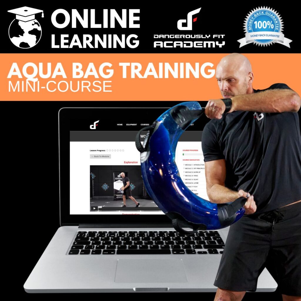 Bulgarian aqua bag workouts