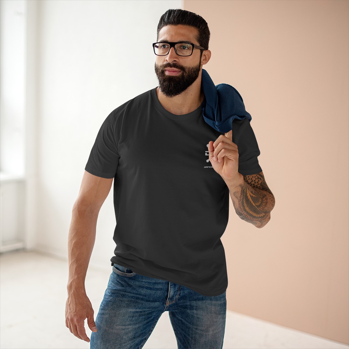 Men’s Ultimate Tee (Small White Print) - Image 4
