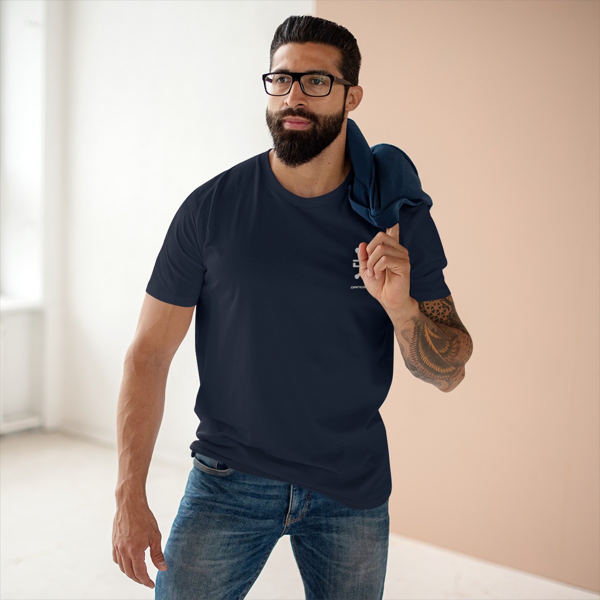 Men’s Ultimate Tee (Small White Print) - Image 16