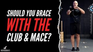 brace with the club & mace