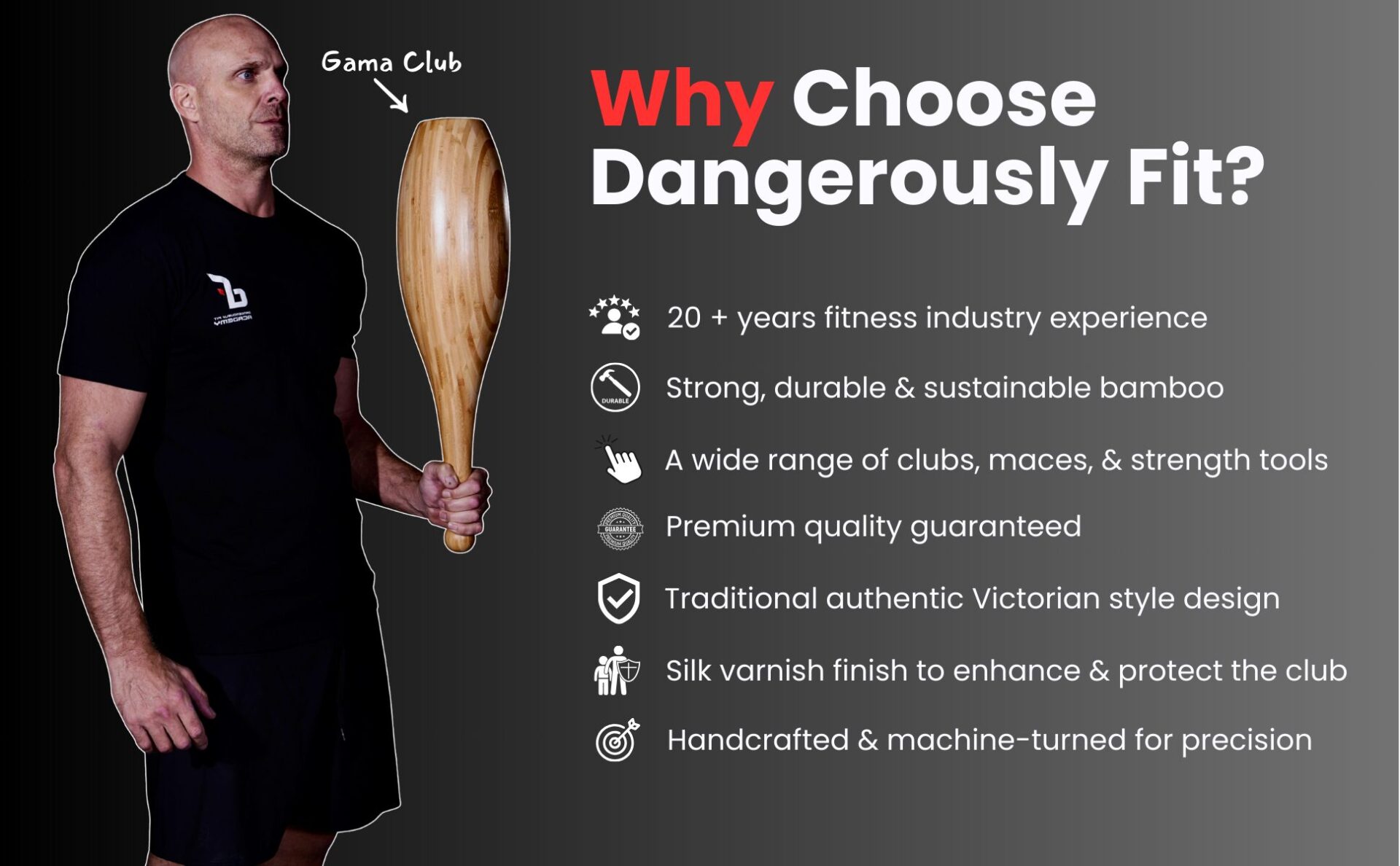 Dangerously fit Indian clubs